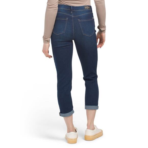 New Nanette Lepore Women's Belle High Rise Cropped Skinny Jeans - Picture 3 of 6